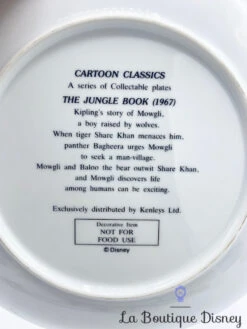Assiette Collection Le Livre De La Jungle 1967 Disney Cartoon Classics Kenleys Fine Porcelain Plates 7 Assiette Collection Le Livre De La Jungle 1967 Disney Cartoon Classics Kenleys Fine Porcelain Plates -Disney assiette collection le livre de la jungle disney cartoon classics the jungle book kenleys 0