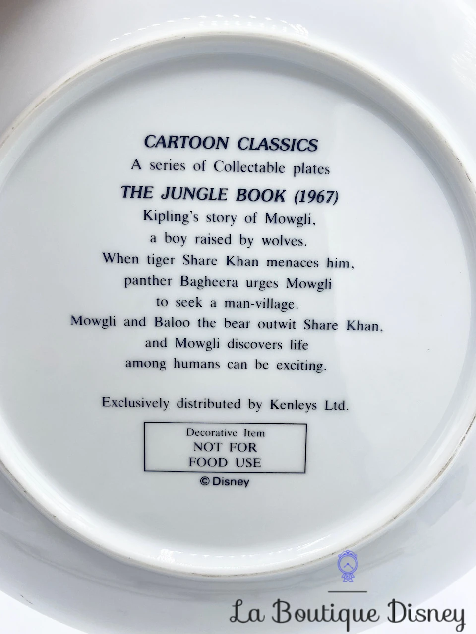 Assiette Collection Le Livre De La Jungle 1967 Disney Cartoon Classics Kenleys Fine Porcelain Plates 5 Assiette Collection Le Livre De La Jungle 1967 Disney Cartoon Classics Kenleys Fine Porcelain Plates – Image 3