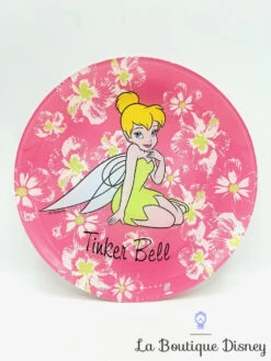 Assiette La Fée Clochette Tinker Bell Disney Verre Rose