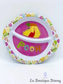 Assiette Plastique Winnie L'ourson Disney Store Exclusive Pooh Compartiments