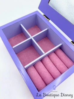 Boite à Bijoux Anna Elsa La Reine Des Neiges Disney Coffre Bois Violet -Disney boite bijoux anna elsa la reine des neiges disney bois violet rose miroir 6