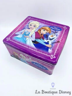 Boite Métal La Reine Des Neiges Elsa Anna Olaf Disney Balocco Frozen Violet Biscuits Gâteaux