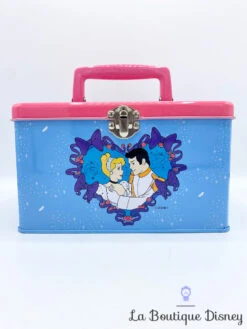 Boite Métal Cendrillon Disney Store Coffre Cinderella Dreams Do Come True Rose Bleu -Disney boite metal cendrillon disney store coffre cinderella dreams do come true bleue rose 5