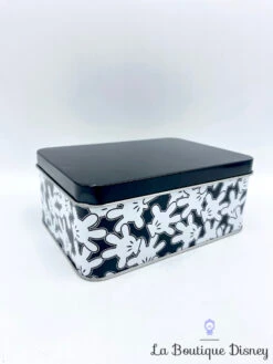 Boite Métal Mickey Mouse Main Disney Huge Scents Factory Noir Blanc