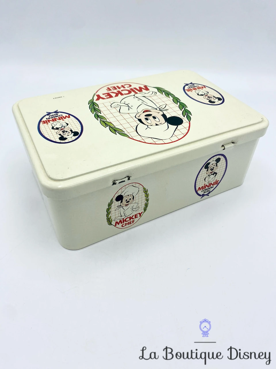 Boite Métal Mickey Chef Disney Massilly Vintage Cuisinier Cordon Bleu 6 Boite Métal Mickey Chef Disney Massilly Vintage Cuisinier Cordon Bleu – Image 4