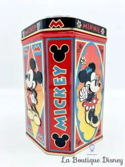 Boite Métal Mickey Minnie Mouse Disney Vintage Rouge -Disney boite metal mickey minnie disney vintage rouge noir 2