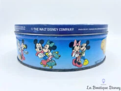 Boite Métal Mickey Minnie Donald Dingo Pluto The Walt Disney Company Character Cookies Intergoods Bakery Denmark Biscuits Gateaux -Disney boite metal mickey minnie vintage disney cookies character intergoods rond bleu biscuit gateau 3