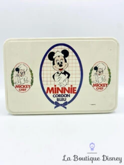 Boite Métal Minnie Cordon Bleu Disney Massilly Vintage Chef Cuisinier 8 Boite Métal Minnie Cordon Bleu Disney Massilly Vintage Chef Cuisinier -Disney boite metal minnie cordon bleu disney massilly vintage cuisinier 2