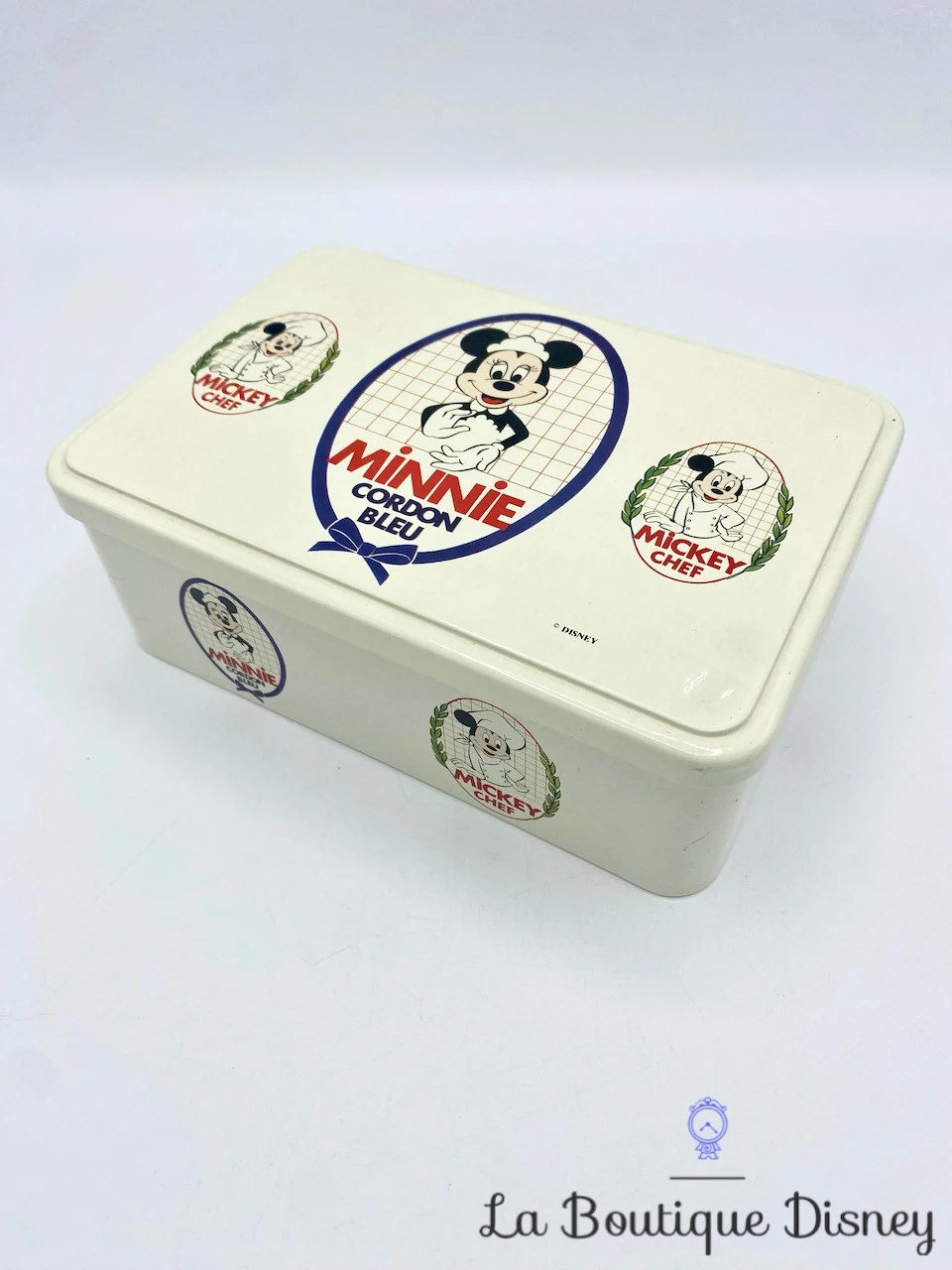 Boite Métal Minnie Cordon Bleu Disney Massilly Vintage Chef Cuisinier 3 Boite Métal Minnie Cordon Bleu Disney Massilly Vintage Chef Cuisinier