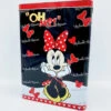 Boite Métal Minnie Mouse Disney Rectangulaire Oh My Noir Rouge Biscuits Gâteaux