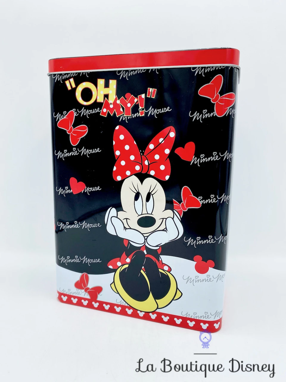 Boite Métal Minnie Mouse Disney Rectangulaire Oh My Noir Rouge Biscuits Gâteaux 3 Boite Métal Minnie Mouse Disney Rectangulaire Oh My Noir Rouge Biscuits Gâteaux
