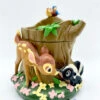 Boite Résine Bambi Disney Vintage Tronc Arbre Fleur Panpan -Disney boite resine bambi tronc arbre disney box vintage dent 0