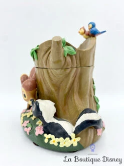Boite Résine Bambi Disney Vintage Tronc Arbre Fleur Panpan -Disney boite resine bambi tronc arbre disney box vintage dent 3