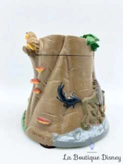 Boite Résine Merlin L'enchanteur Disney Vintage Tronc Arbre Arthur Loup Archimède -Disney boite resine merlin enchanteur arbre disney box vintage dent 0