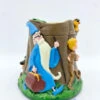Boite Résine Merlin L'enchanteur Disney Vintage Tronc Arbre Arthur Loup Archimède -Disney boite resine merlin enchanteur arbre disney box vintage dent 2