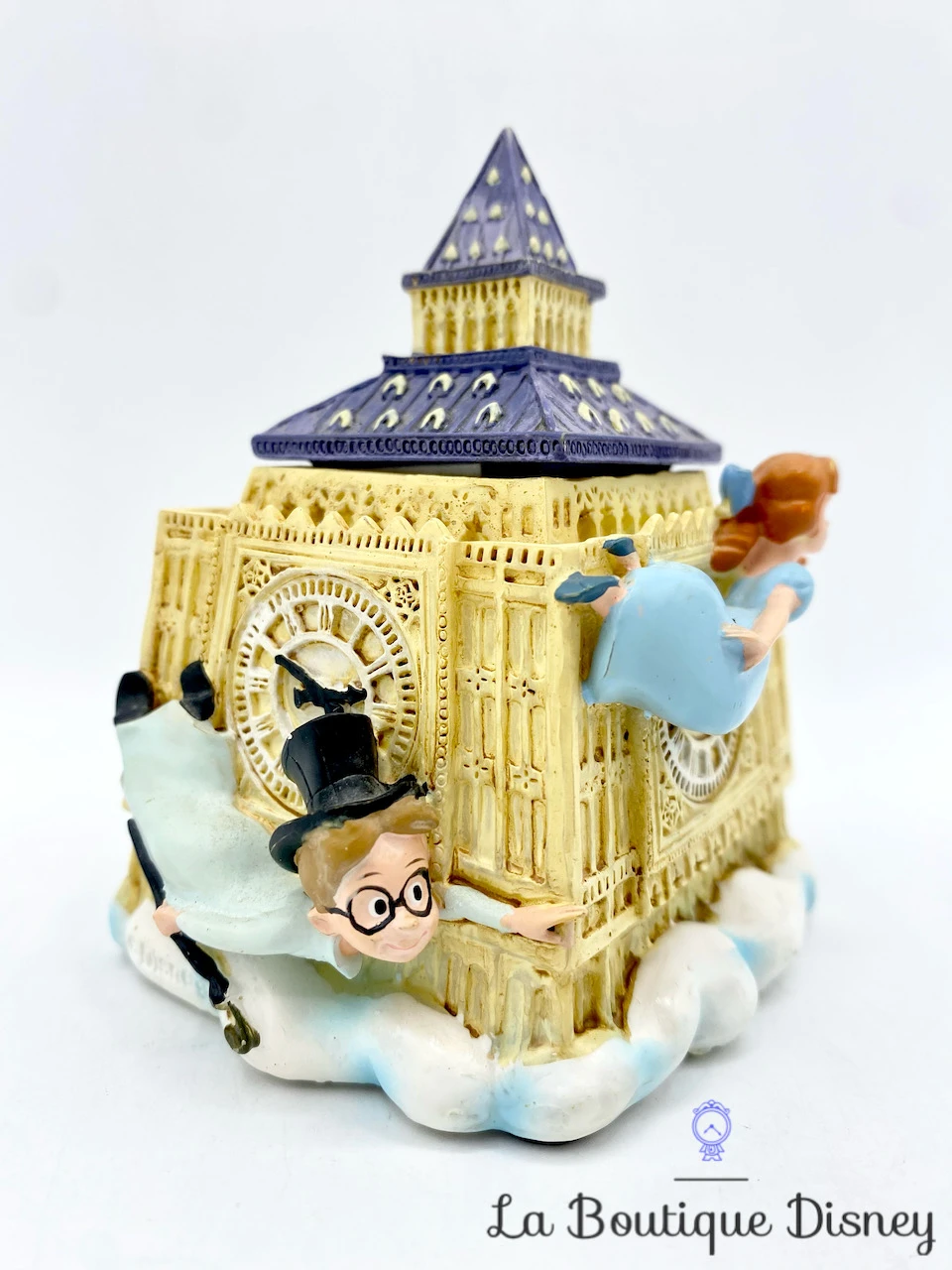 Boite Résine Peter Pan Disney Vintage Big Ben Wendy Jean Michel 3 Boite Résine Peter Pan Disney Vintage Big Ben Wendy Jean Michel