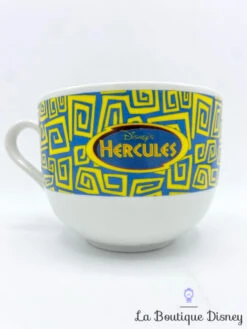 Bol Mégara Hercules Disney's CIPA Italy Vintage Tasse Mug Blanc Jaune Bleu -Disney bol megera hercules disney mug cipa italy vintage 1