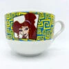 Bol Mégara Hercules Disney's CIPA Italy Vintage Tasse Mug Blanc Jaune Bleu -Disney bol megera hercules disney mug cipa italy vintage 3