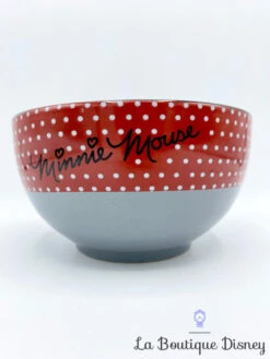 Bol Minnie Mouse Pois Disney Mug Gris Rouge Noir -Disney bol minnie mouse gris disney mug tasse pois noeud 5