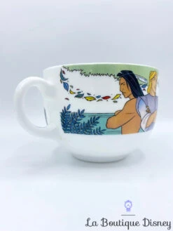 Bol Pocahontas Disney Vintage Tasse Mug John Smith Kocoum Meeko Indien Pirogue Rivière Vent -Disney bol pocahontas disney vintage arcopal meeko barque john smith indien 3