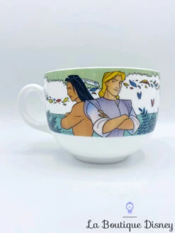 Bol Pocahontas Disney Vintage Tasse Mug John Smith Kocoum Meeko Indien Pirogue Rivière Vent -Disney bol pocahontas disney vintage arcopal meeko barque john smith indien 4