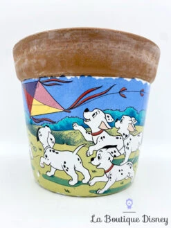 Cache Pot Les 101 Dalmatiens Walt Disney Vintage Pot Fleurs -Disney cache pot les 101 dalmatiens walt disney vintage terre cuite chiens cerf volant 3