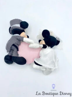 Cadre Photo Peluche Mickey Minnie Mariage Disney Store 2006 Mariés Coeur -Disney cadre photo peluche mickey minnie mariage disney store 2006 marie 3