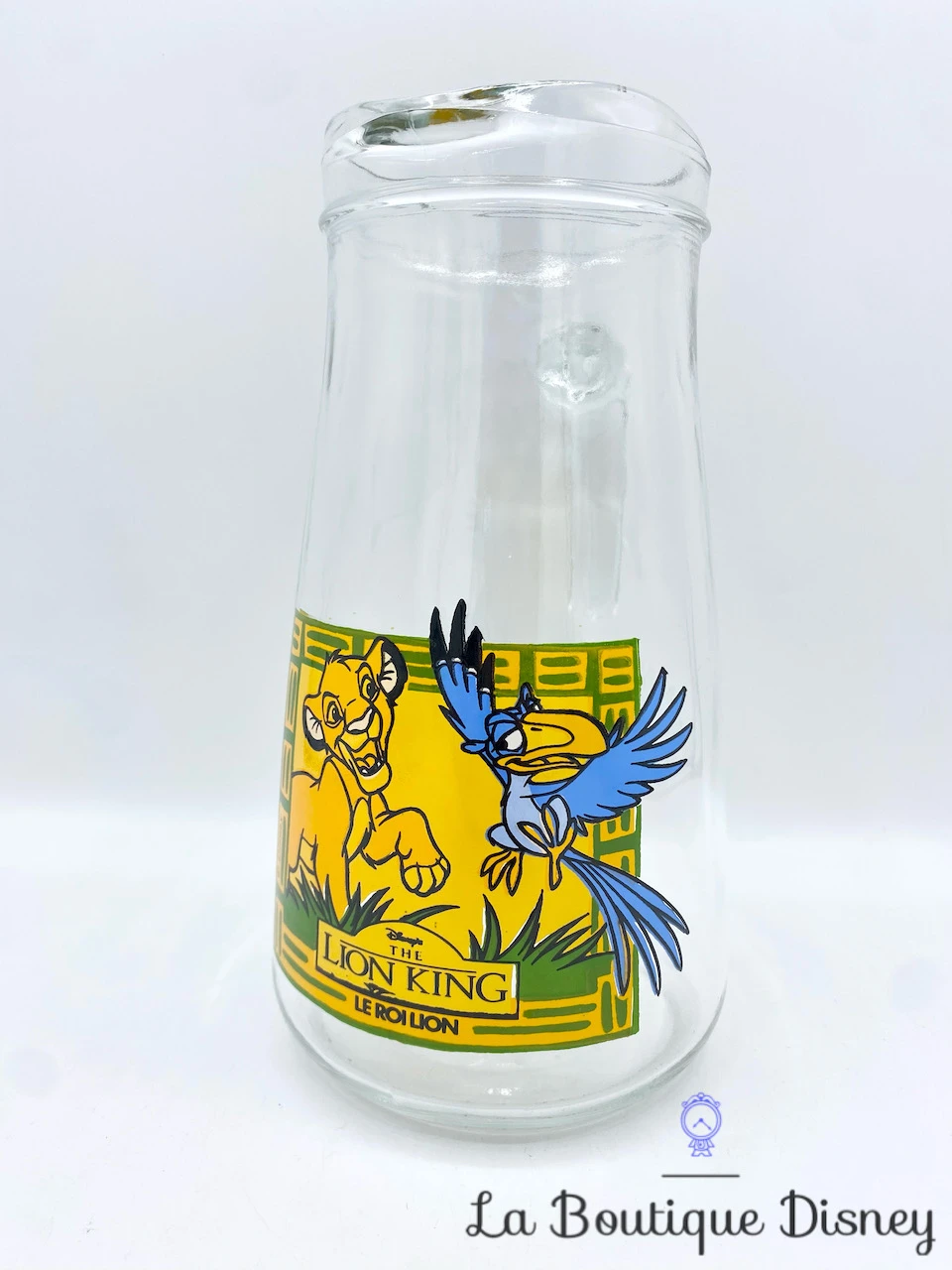 Carafe Simba Zazu Le Roi Lion Disney Vintage Bouteille Verre The Lion King 3 Carafe Simba Zazu Le Roi Lion Disney Vintage Bouteille Verre The Lion King