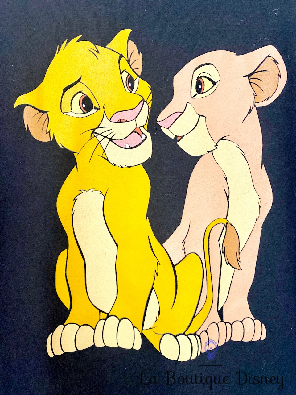 Tee Shirt Simba Nala Le Roi Lion Disney Taille S Noir Chemise De Nuit 4 Tee Shirt Simba Nala Le Roi Lion Disney Taille S Noir Chemise De Nuit – Image 2