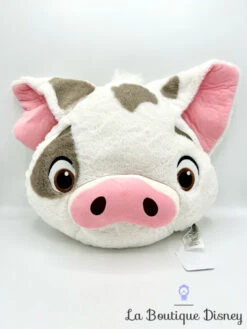Coussin Pua Cochon Vaiana Disney Store 2019 ShopDisney Peluche Oreiller Blanc