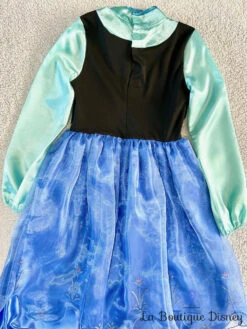 Déguisement Anna La Reine Des Neiges Disney Store 2016 Taille 7/8 Ans Robe Princesse Bleu -Disney deguisement anna la reine des neiges disney store robe bleu 7 8 5