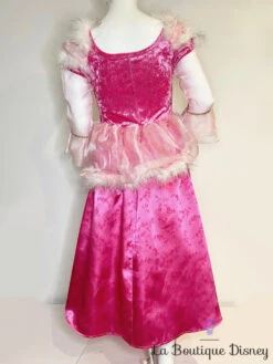 Déguisement Aurore La Belle Au Bois Dormant Disney Store Exclusive Taille 7-8 Ans Robe Princesse Rose -Disney deguisement aurore la belle au bois dormant disney store exclusive robe princesse rose fourrure 1
