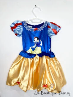 Déguisement Blanche Neige Disney Baby Taille 6-12 Mois Robe Jaune Bleu