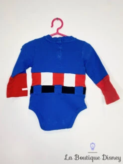 Body Déguisement Captain America Marvel Disney Baby By Disney Store Taille 12-18 Mois Avengers Bleu Blanc Rouge -Disney deguisement body captain america disney baby by disney store taille 12 18 mois marvel avengers super heros 14