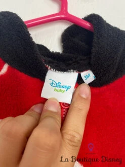 Combinaison Déguisement Minnie Mouse Disney Baby Taille 3 Mois Noir Rouge Polaire -Disney deguisement combinaison minnie mouse disney baby rouge noir pois capuche polaire 3