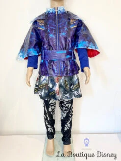 Déguisement Evie Descendant Disney Store Taille 5-6 Ans Cuir Veste Bleu