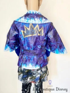 Déguisement Evie Descendant Disney Store Taille 5-6 Ans Cuir Veste Bleu -Disney deguisement mal descendants disney store veste cuir bleu 5