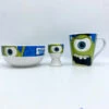 Ensemble Vaisselle Bob Razowski Monsters University Disney Total Bol Tasse Coquetier Monstres Academy -Disney ensemble coquetier tasse bob razowski monsters university disney total monstres cie academy vaisselle 2
