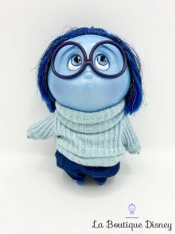 Figurine Tristesse Vice Versa Disney Store Poupée Parlante De Luxe Sadness Interactive Plastique Bleu