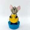 Figurine Roquefort Les Aristochats Disney Bouchon Smarties Souris Grise Vintage 7 Cm -Disney figurine roquefort souris les aristochats disney nestle bouchon souris fromage 1