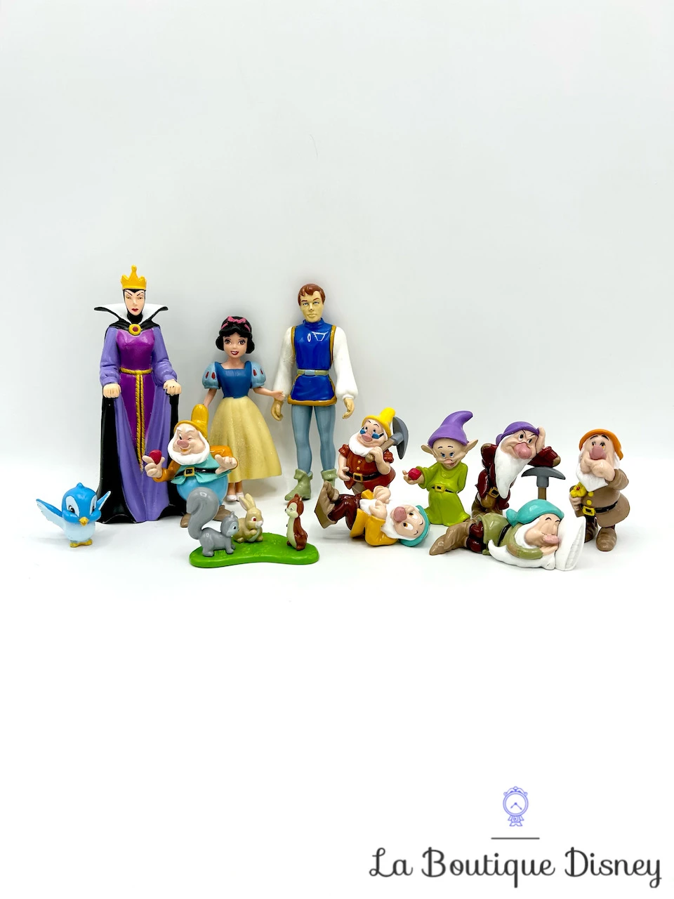 Figurines Blanche Neige Et Les Sept Nains Playset Disney Store Coffret Ensemble De Jeu 3 Figurines Blanche Neige Et Les Sept Nains Playset Disney Store Coffret Ensemble De Jeu