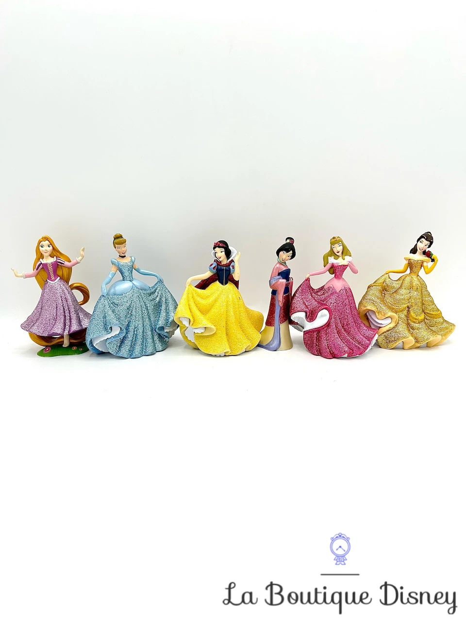 Figurines Princesses Playset Disney Store 2017 Paillettes Coffret Deluxe 8 Cm 3 Figurines Princesses Playset Disney Store 2017 Paillettes Coffret Deluxe 8 Cm