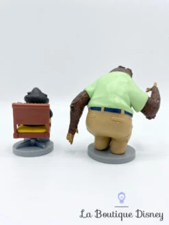 Figurines Zootopie Flash Et Mister Big Disney Store Paresseux Rongeur -Disney figurines zootopie flash mr big disney store occasion paresseux taupe 2