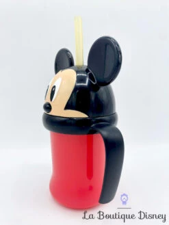 Verre Apprentissage Mickey Mouse Disney Store Gobelet Plastique Poignées 9 Verre Apprentissage Mickey Mouse Disney Store Gobelet Plastique Poignées -Disney gobelet apprentissage mickey mouse disney store plastique rouge noir paille 1