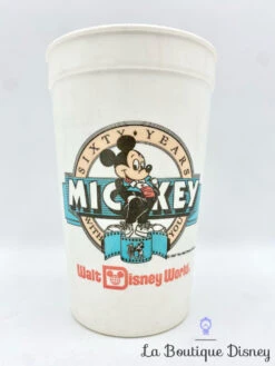 Gobelet Coca Cola Mickey Sixty Years With You Walt Disney World USA Cup Verre Plastique