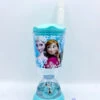 Gobelet Paille La Reine Des Neiges Disney Store Verre Plastique Bleu Anna Elsa Olaf Sven -Disney gobelet paille anna elsa la reine des neiges disney store verre plastique figurine flotte 2