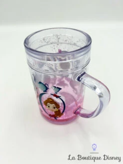 Tasse Plastique Princesses Disney Store 2018 Mug Rose Violet Eau Paillettes -Disney gobelet plastique princesses disney parks 2018 verre eau tasse pailettes 5
