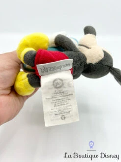 Hochet Peluche Mickey Mouse Bébé Disney Store Disney Baby 15 Cm 9 Hochet Peluche Mickey Mouse Bébé Disney Store Disney Baby 15 Cm -Disney hochet mickey mouse peluche disney store anneau rayures 3
