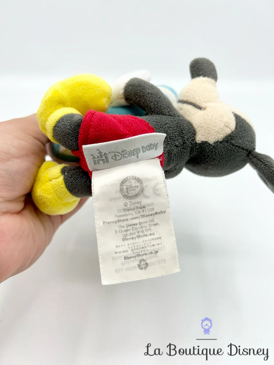 Hochet Peluche Mickey Mouse Bébé Disney Store Disney Baby 15 Cm 6 Hochet Peluche Mickey Mouse Bébé Disney Store Disney Baby 15 Cm – Image 4