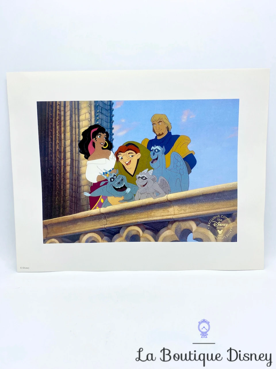 Lithographie Le Bossu De Notre Dame Exclusive Commemorative Disney Store 1997 The Hunchback Of Notre Dame Affiche 4 Lithographie Le Bossu De Notre Dame Exclusive Commemorative Disney Store 1997 The Hunchback Of Notre Dame Affiche – Image 2